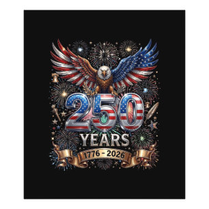 250 Jahre 1776 2026 4. Juli Adler 250. Jahrestag Fotodruck