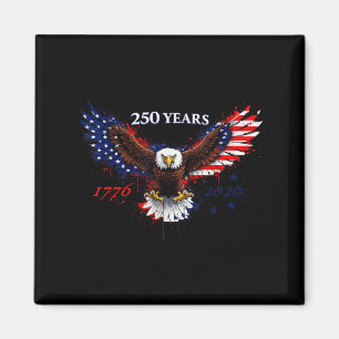250 Jahre 1776–2026 amerikanischer Adler patriotis Magnet