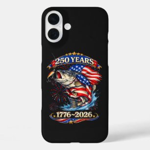 250 Jahre 1776-2026 Forellenangeln iPhone 16 Plus Hülle