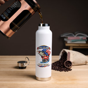 250 Jahre 1776-2026 Forellenangeln Trinkflasche