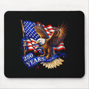 250 Jahre 1776 2026 Geburtstag USA für Männer Frau Mousepad