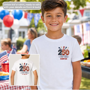250 Jahre 1776-2026 Kinder T-Shirt Unabhängigkeits