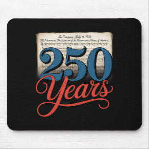 250 Jahre 1776 Unabhängigkeitserklärung der USA Gi Mousepad