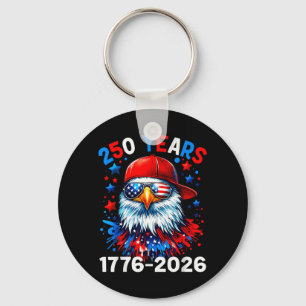 250 Jahre 250. Jubiläum Adler 4. Juli Jungen Schlüsselanhänger