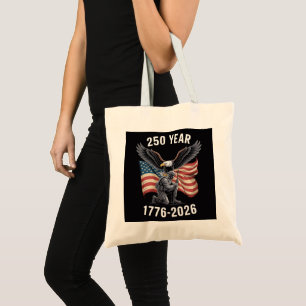 250 Jahre 250. Jubiläum USA 4. Juli Tragetasche