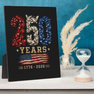 250 Jahre American Eagle Flag Patriotic Fotoplatte