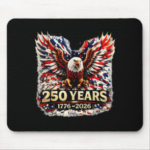 250 Jahre Amerika 1776 2026 250. 4. Juli Mousepad