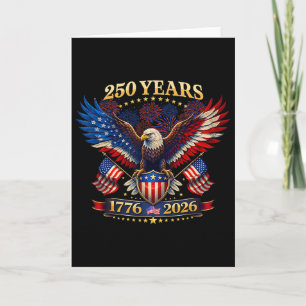250 Jahre Amerika 1776 2026 250. 4. Juli Unabhängi Karte