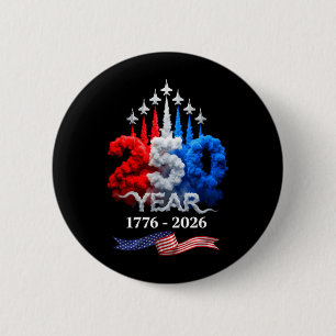 250 Jahre Amerika 1776 2026 250. Geburtstag 4. Button