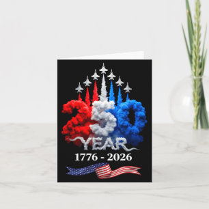 250 Jahre Amerika 1776 2026 250. Geburtstag 4. Karte