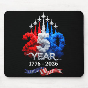 250 Jahre Amerika 1776 2026 250. Geburtstag 4. Mousepad