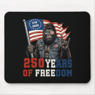 250 Jahre Amerika 1776-2026 250. Geburtstag Bigfoo Mousepad