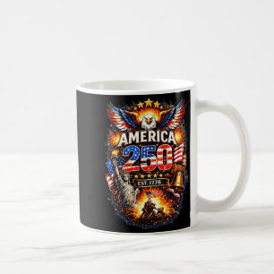 250 Jahre Amerika 1776 2026 250. Geburtstag USA 4t Kaffeetasse