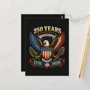 250 Jahre Amerika 1776 2026 250. Jubiläum Postkarte