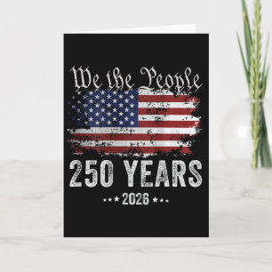 250 Jahre Amerika 1776 2026 250. USA 4. Juli Karte
