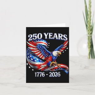 250 Jahre Amerika 1776 2026 250. USA Geburtstag Karte