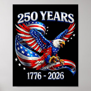 250 Jahre Amerika 1776 2026 250. USA Geburtstag Poster