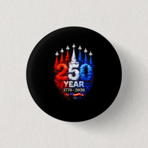 250 Jahre Amerika 1776 2026 250. USA Patriotisch 4 Button
