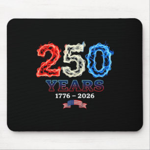 250 Jahre Amerika 1776 2026 250. Usa Patriotisch 4 Mousepad