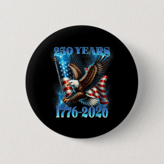 250 Jahre Amerika 1776 2026 250. USA Patriotisch Button