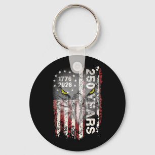 250 Jahre Amerika 1776 2026 250. USA Patriotisch Schlüsselanhänger