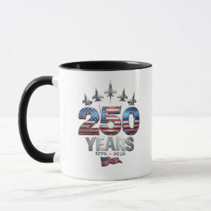 250 Jahre Amerika 1776 2026 250. USA Patriotisch Tasse