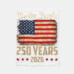 250 Jahre Amerika 1776 2026 4. Juli 250. Fleecedecke