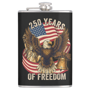 250 Jahre Amerika 1776-2026 Flachmann