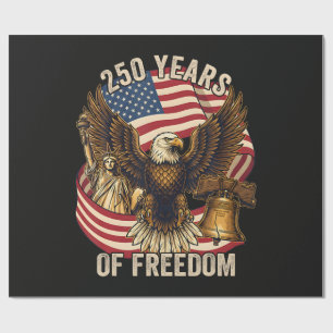 250 Jahre Amerika 1776-2026 Geschenkpapier