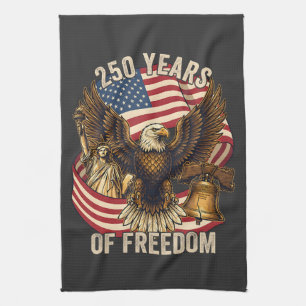 250 Jahre Amerika 1776-2026 Geschirrtuch