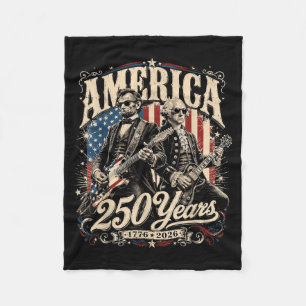 250 Jahre Amerika 1776 2026 Gründerväter Fleecedecke