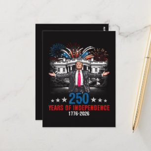 250 Jahre Amerika 1776 2026 Postkarte