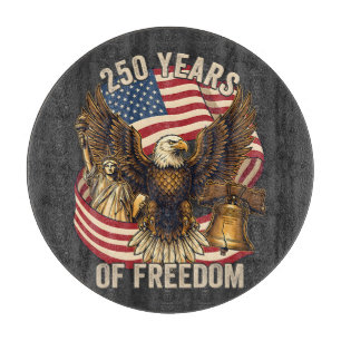 250 Jahre Amerika 1776-2026 Schneidebrett