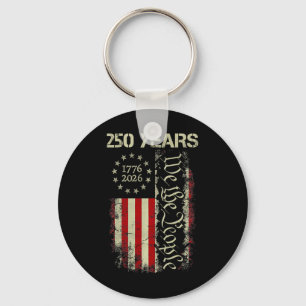 250 Jahre Amerika 1776 2026 We The People Flag USA Schlüsselanhänger