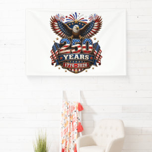 250 Jahre Amerika 250. Jubiläum 4. Juli Banner