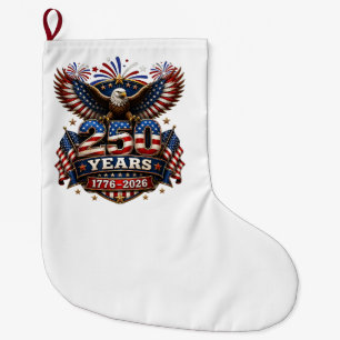 250 Jahre Amerika 250. Jubiläum 4. Juli Großer Weihnachtsstrumpf