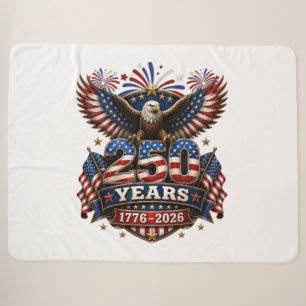 250 Jahre Amerika 250. Jubiläum 4. Juli Sherpadecke