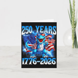 250 Jahre Amerika 250. Jubiläum USA 4. Juli Karte
