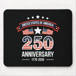 250 Jahre Amerika 250. Jubiläum USA 4. Juli Mousepad