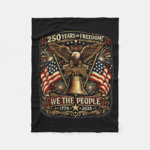 250 Jahre Amerika 250. Jubiläum USA-Flagge 4. Fleecedecke