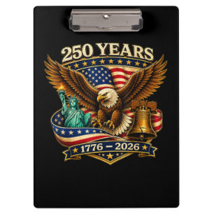 250 Jahre Amerika 250. Jubiläum USA Klemmbrett