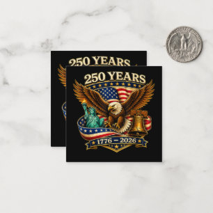 250 Jahre Amerika 250. Jubiläum USA Mitteilungskarte