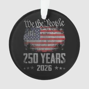 250 Jahre Amerika 250. Jubiläum USA Patriotisch Ornament