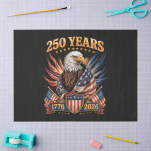 250 Jahre Amerika 250. Jubiläum USA Patriotisch Seidenpapier