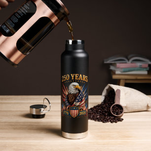 250 Jahre Amerika 250. Jubiläum USA Patriotisch Trinkflasche