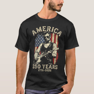 250 Jahre Amerika Abraham Lincoln Abe Lincoln T-Shirt