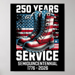 250 Jahre Amerika Jahrestag 250. Unabhängigkeit D Poster