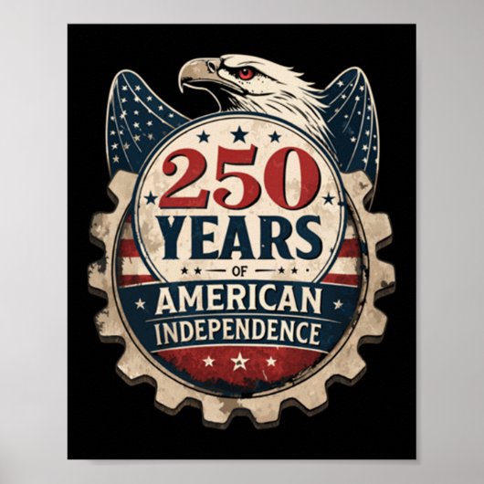 250 Jahre Amerika Jahrestag - 250. Unabhängigkeit Poster (Vorne)