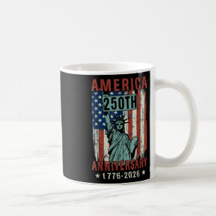 250 Jahre Amerika Jahrestag 4. Juli unabhängig Kaffeetasse