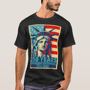 250 Jahre Amerika Jahrestag 4. Juli unabhängig T-Shirt